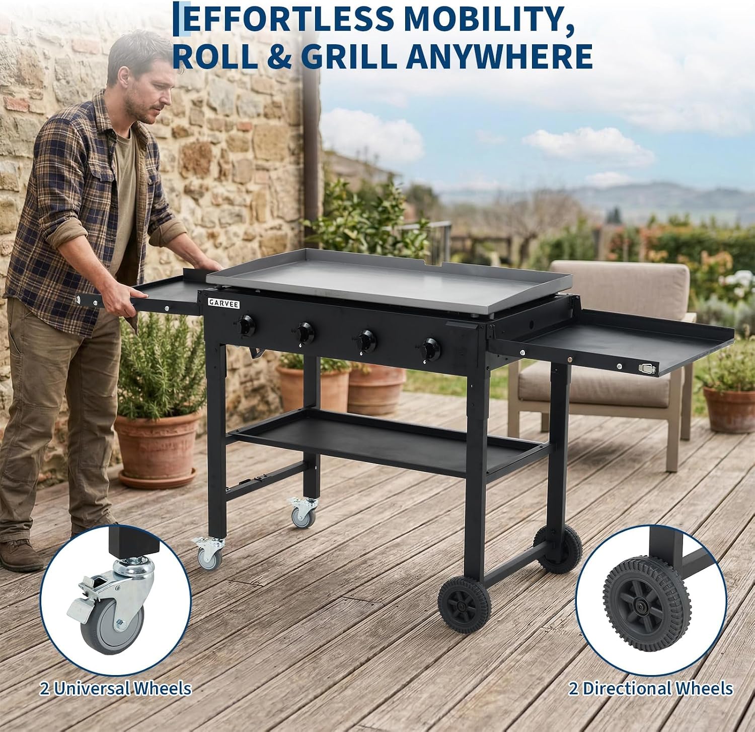 Tacleekii 36 Inch Flat Top Gri - đánh giá và giá Camping Cooking Flat Top