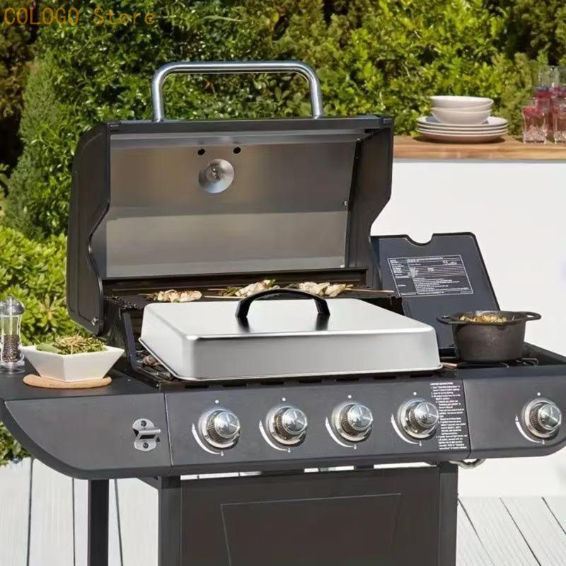 Nắp đậy thực phẩm hình vuông đ - đánh giá và giá Camping Cooking Flat Top
