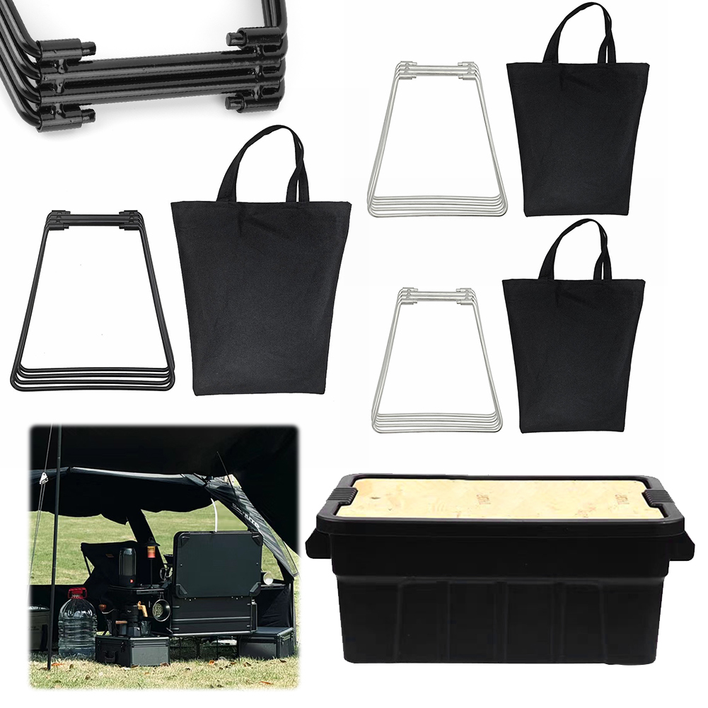 Camping Foldable Metal Stand P - đánh giá và giá Camping Cooking Organizer