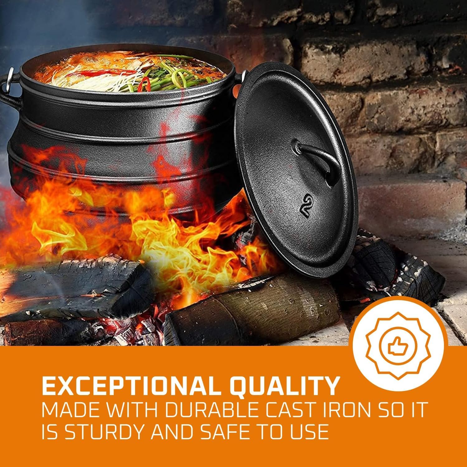 12 Quart Cast Iron Dutch Oven  - đánh giá và giá Camp Dutch Oven Cast