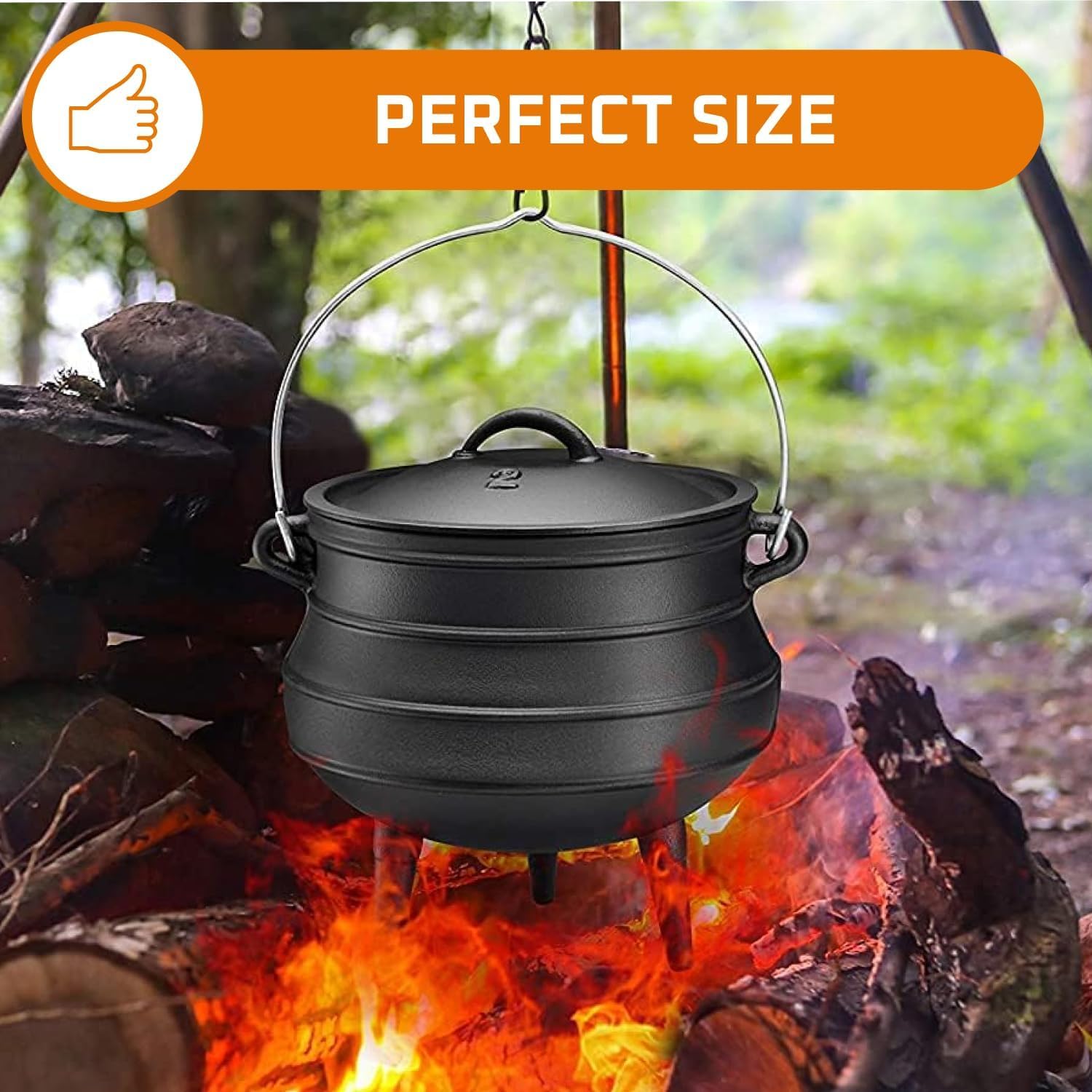 12 Quart Cast Iron Dutch Oven  - đánh giá và giá Camp Dutch Oven Cast