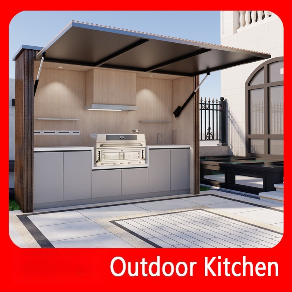 Mobile Outdoor Kitchen Island  - đánh giá và giá Camping Cooking Dining Set