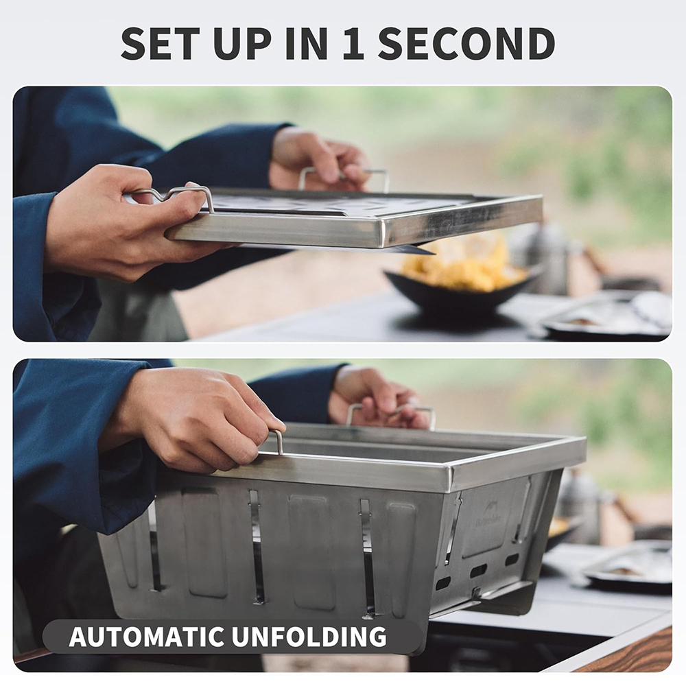 Naturehike Camping Charcoal Gr - đánh giá và giá Camping Cooking Table
