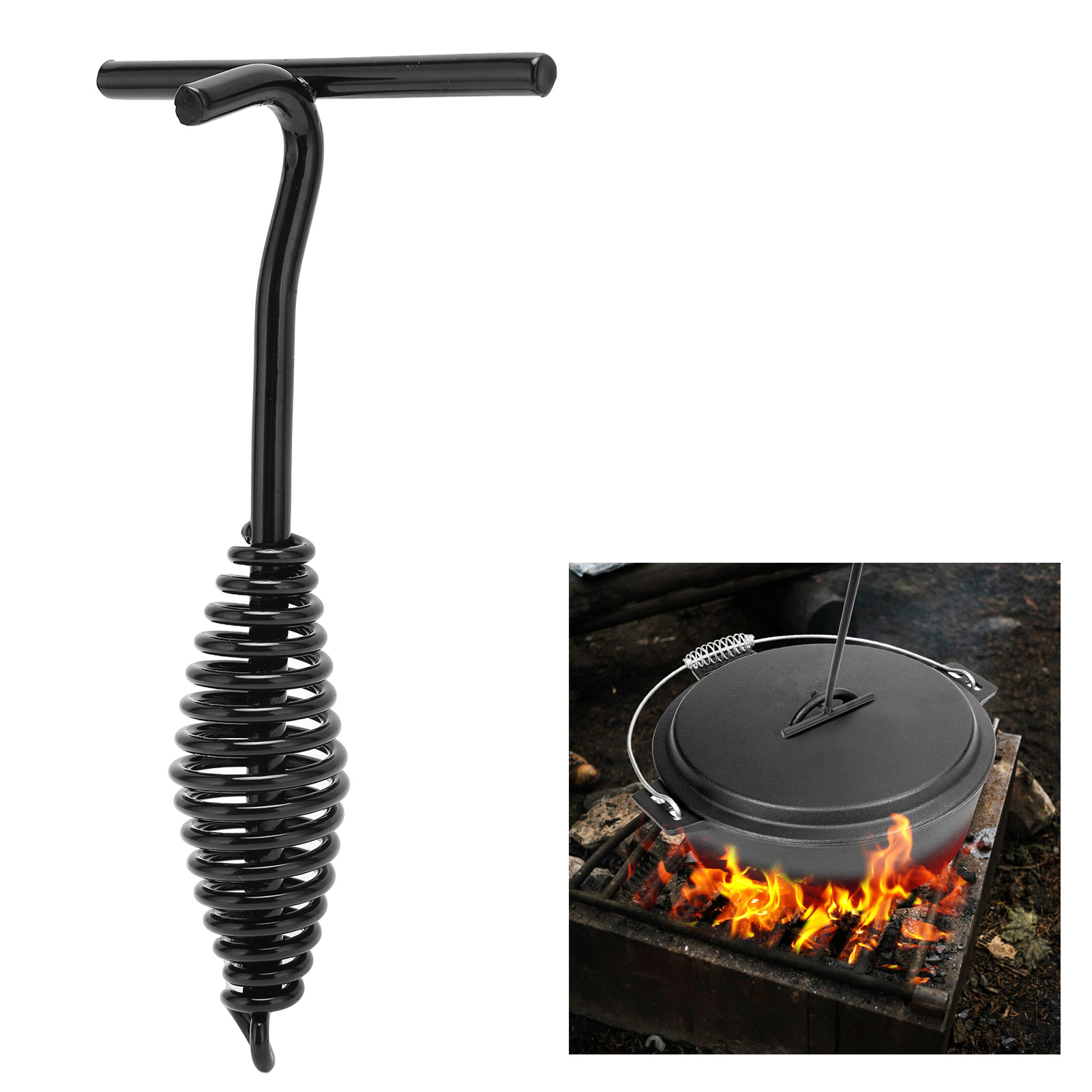 19.5cm Dutch Oven Lid Lifter C - đánh giá và giá Camp Dutch Oven Cast