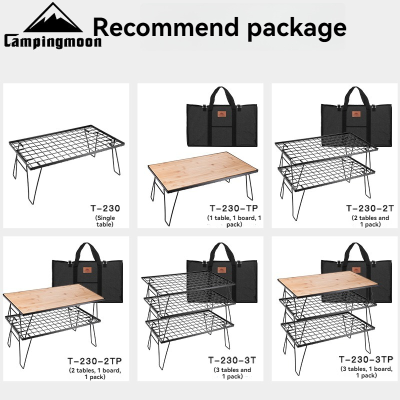 CAMPINGMOON T230 Multi Purpose - đánh giá và giá Camping Cooking Table