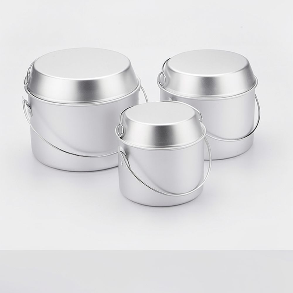Portable Aluminum Camping Pot  - đánh giá và giá Camping Cooking Dining Set