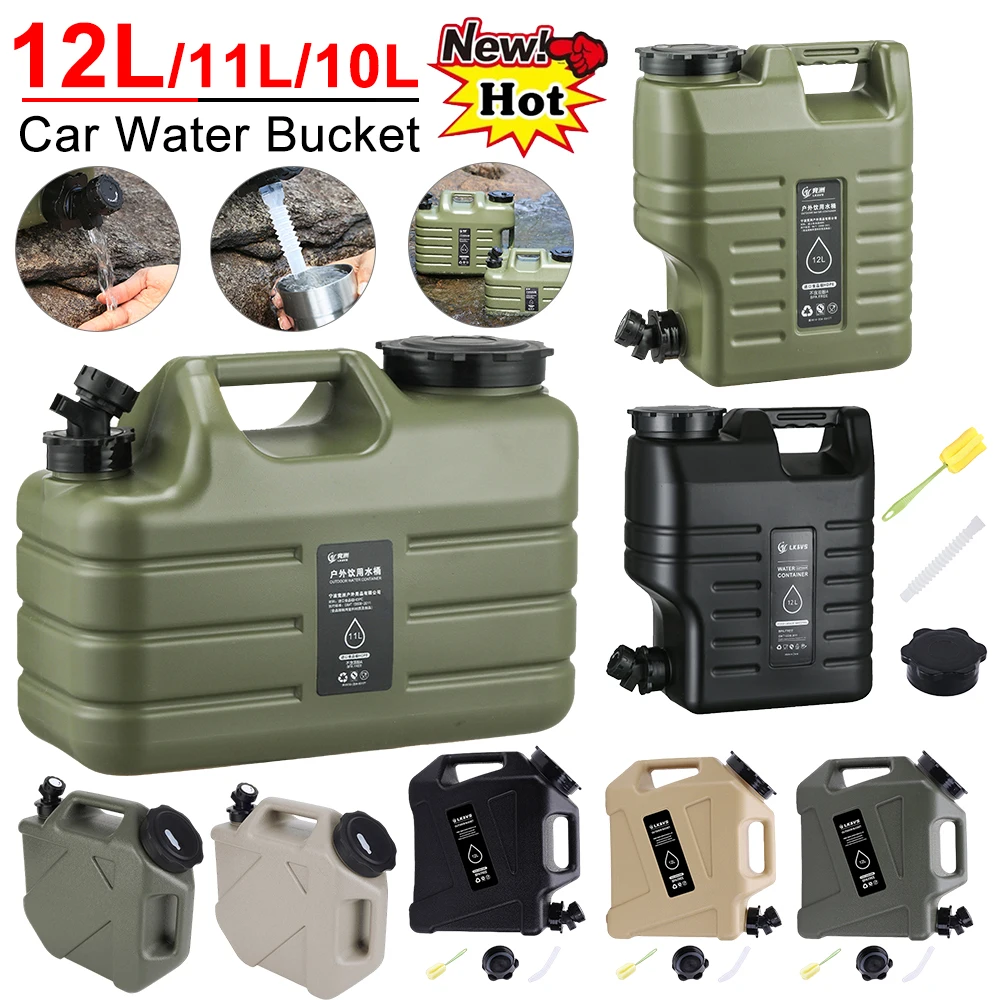 10/11/12L Car Water Bucket Lar - đánh giá và giá Camping Cooking Container