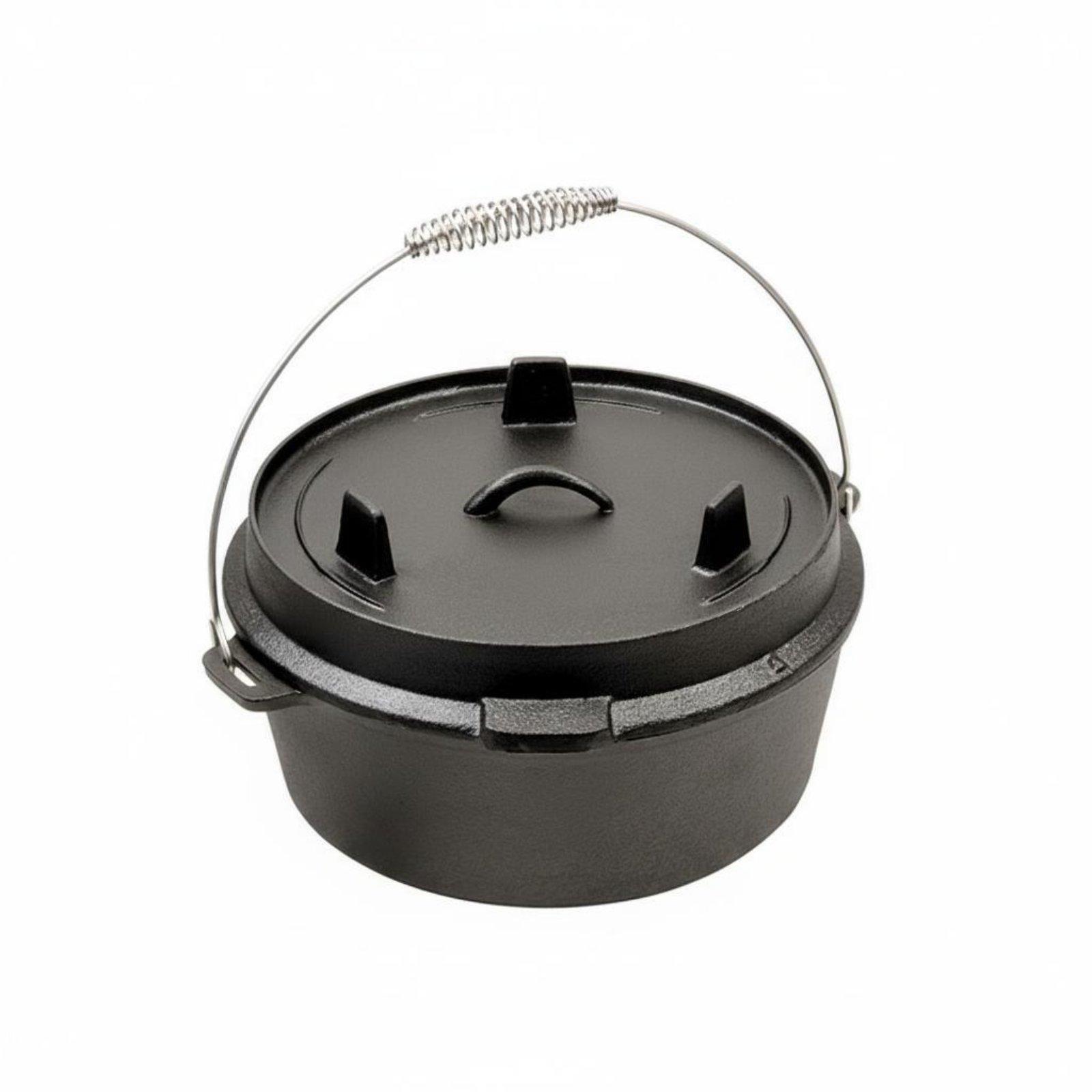 Outdoor Cast Iron Dutch Oven U - đánh giá và giá Camp Dutch Oven Cast