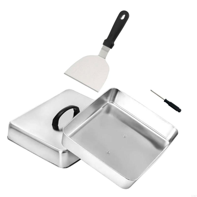 Nắp trên phẳng có dạng vuông đ - đánh giá và giá Camping Cooking Flat Top