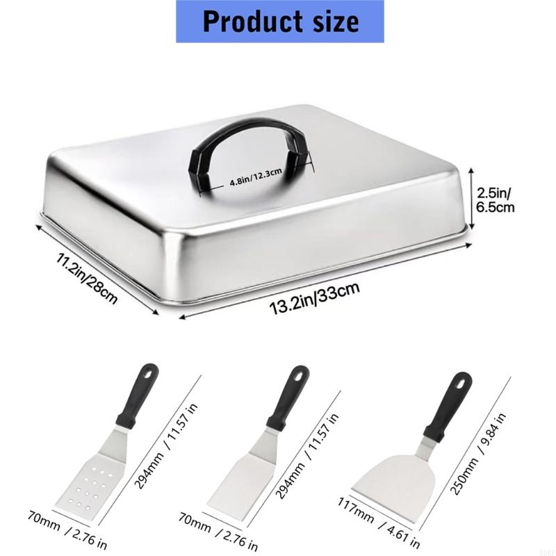 Nắp trên phẳng có dạng vuông đ - đánh giá và giá Camping Cooking Flat Top