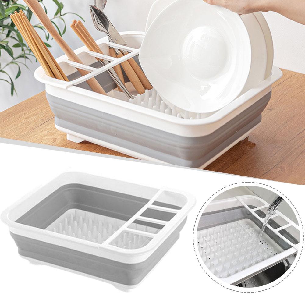 Foldable Dish Drainer Bowl Rac - đánh giá và giá Camping Cooking Organizer