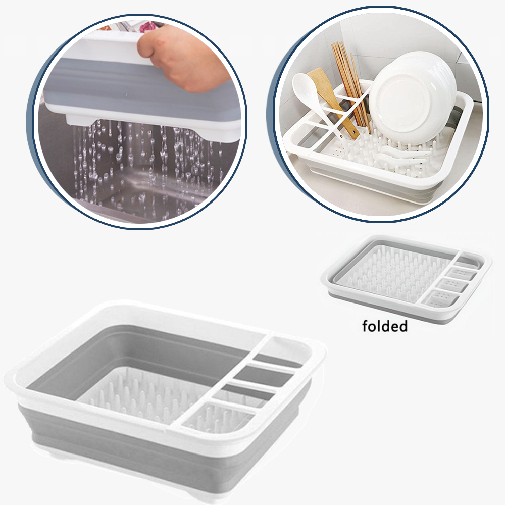 Foldable Dish Drainer Bowl Rac - đánh giá và giá Camping Cooking Organizer