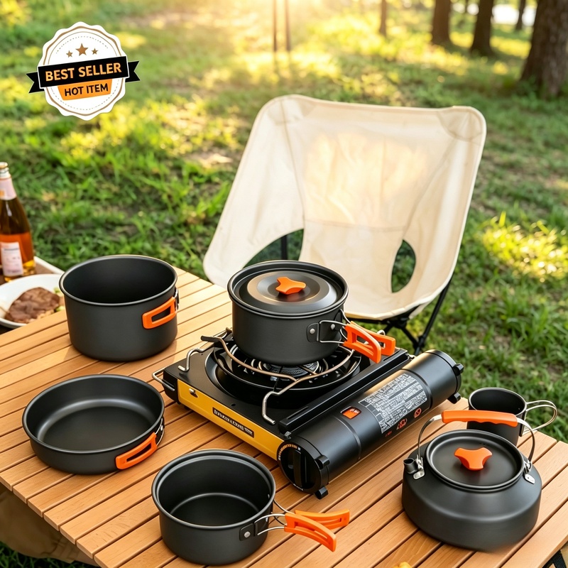 Ultralight Aluminum Outdoor Co - đánh giá và giá Camping Cooking Organizer