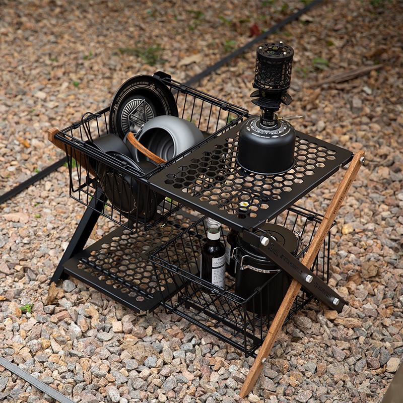 Portable Folding Camping Table - đánh giá và giá Camping Cooking Organizer