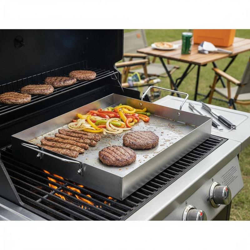 Rectangular Flat Top Plate 17x - đánh giá và giá Camping Cooking Flat Top