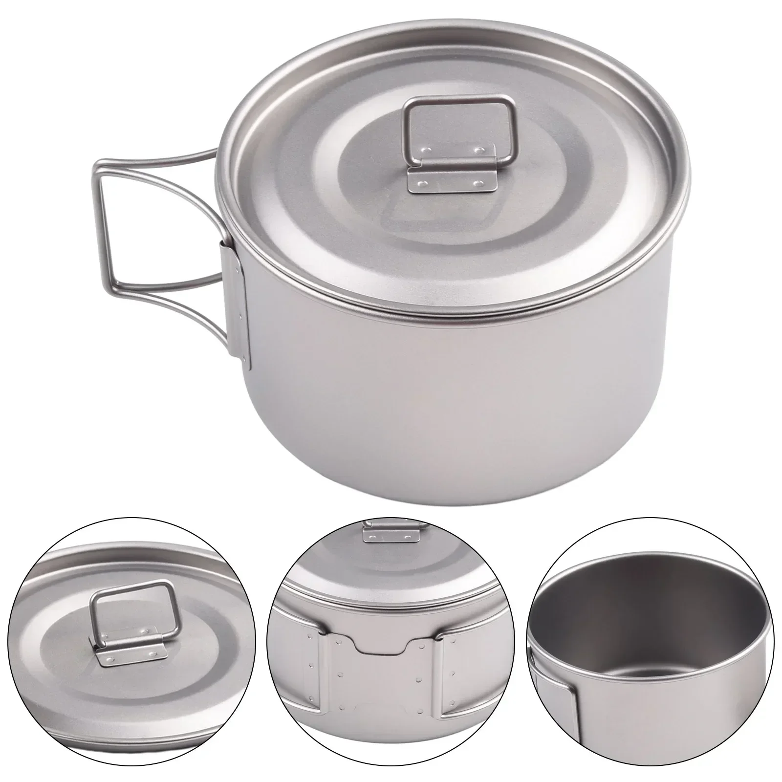 Titanium Bowl With Folding Han - đánh giá và giá Camping Cooking Container