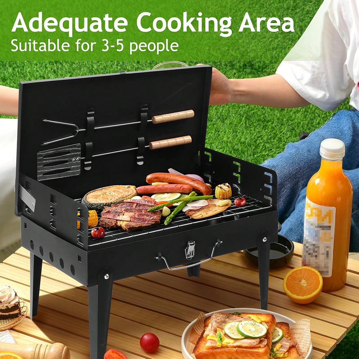 1pc Small Portable Charcoal Gr - đánh giá và giá Camping Hiking Cooking