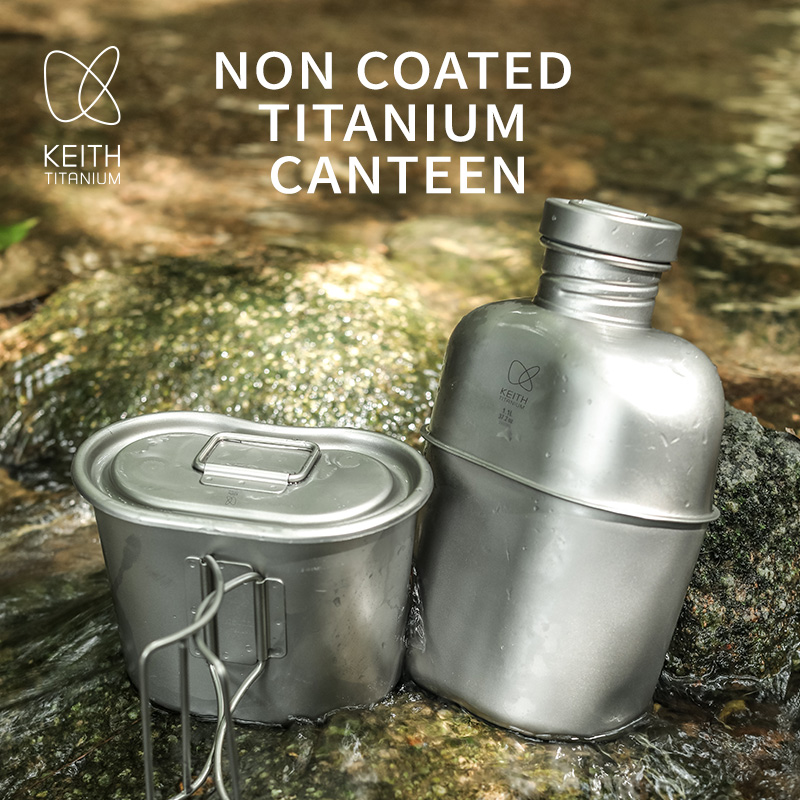 KEITH  Pure Titanium Canteen M - đánh giá và giá Camping Hiking Cooking