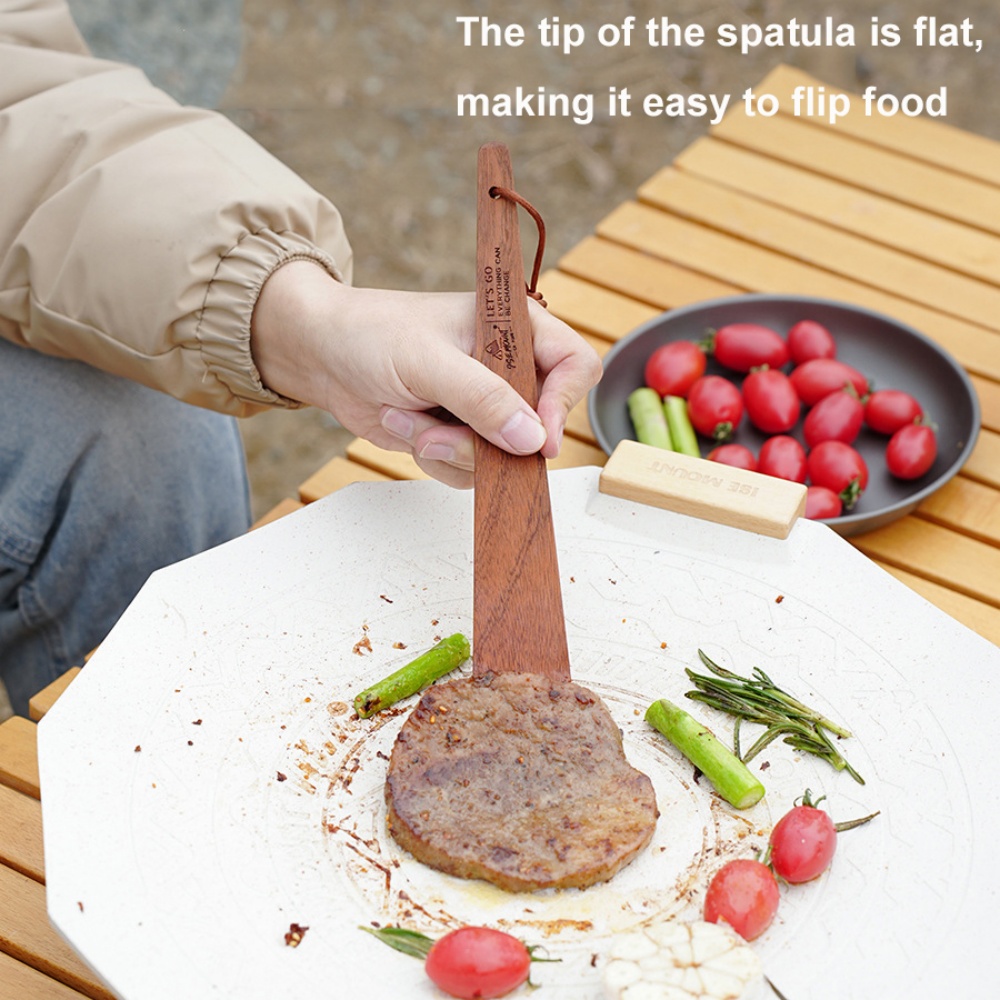 Outdoor Camping Wooden Spatula - đánh giá và giá Camping Hiking Cooking