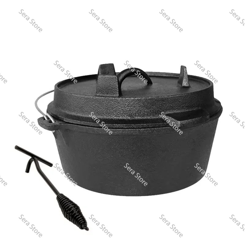 25cm Cast Iron Dutch Oven Camp - đánh giá và giá Camp Dutch Oven Cast
