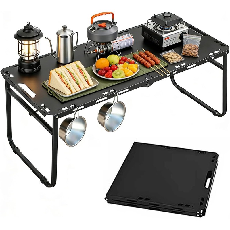 Camping Table Adjustable Foldi - đánh giá và giá Camping Cooking Table