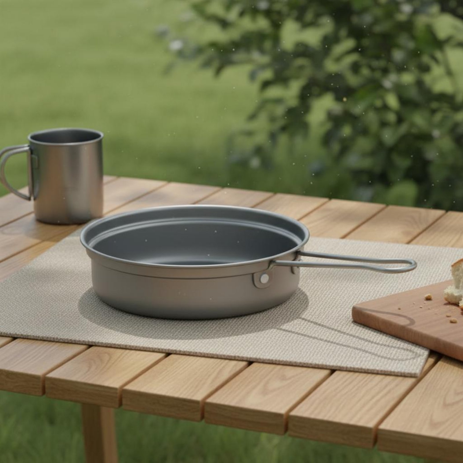 2 Pieces Metal Camping Cook Se - đánh giá và giá Camping Cooking Dining Set