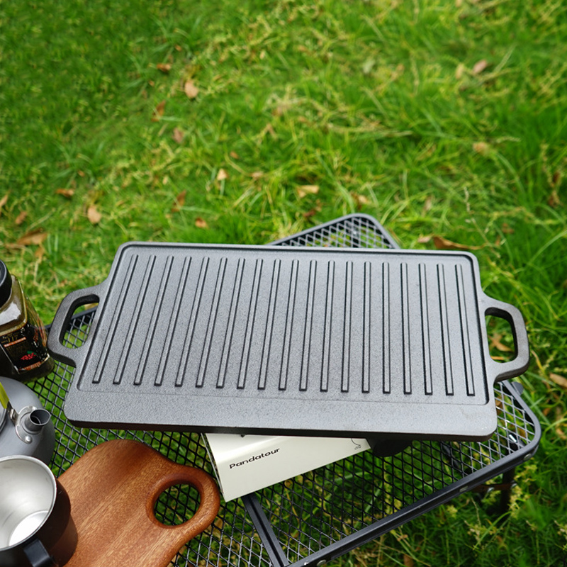 Double Sided Cast Iron Grill P - đánh giá và giá Camping Cooking Flat Top