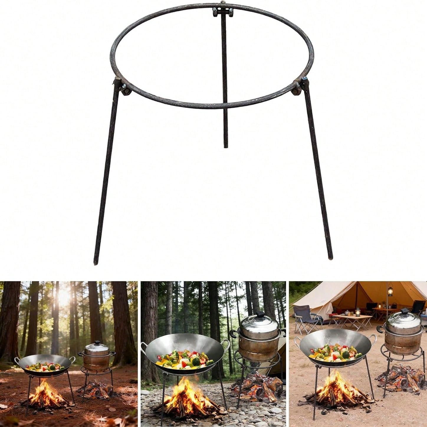 Portable Outdoor Camping Tripo - đánh giá và giá Camping Hiking Cooking