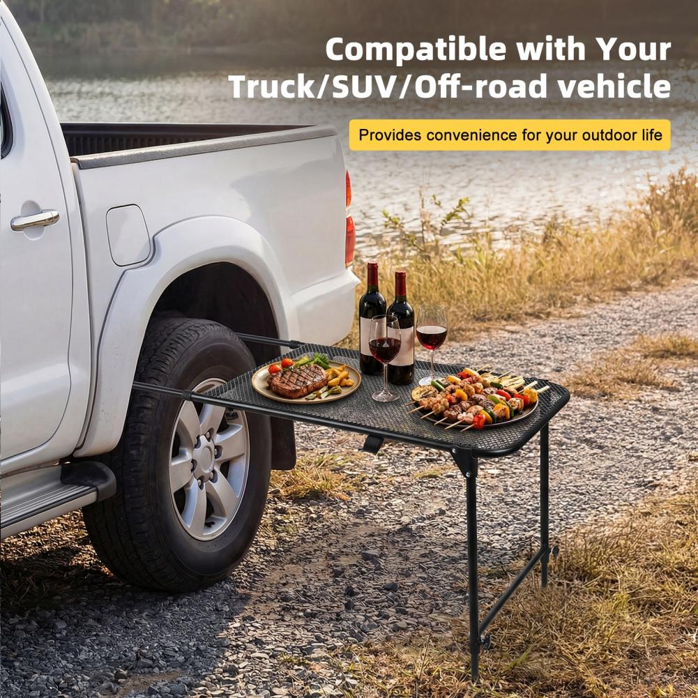 Tire Mount Camping Desk, Steel - đánh giá và giá Camping Cooking Table