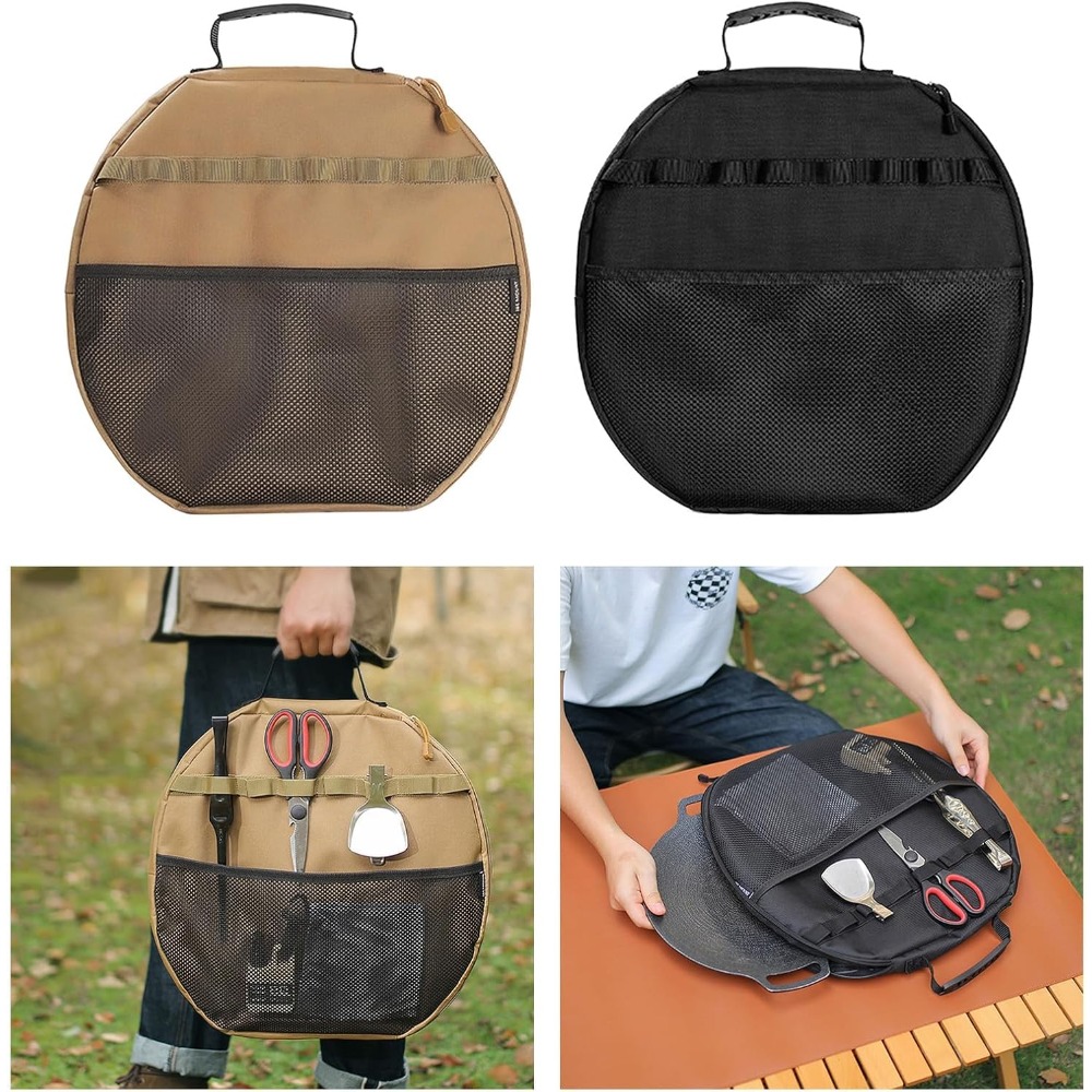 Grill Pan Storage Bag, Portabl - đánh giá và giá Camping Cooking Organizer